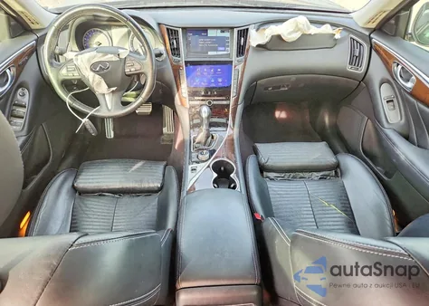 2015 Infiniti Q50 Hybrid Premium z USA, uszkodzony, nr VIN JN1AV7AR8FM850765